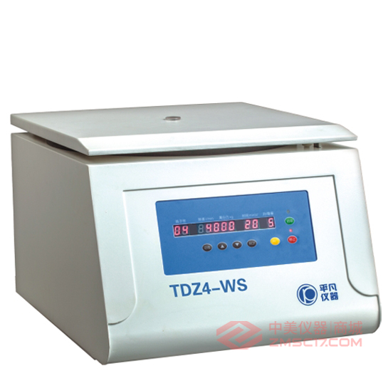 平凡 TDZ4-WS LED/LCD  台式低速自动平衡离心机  角转子