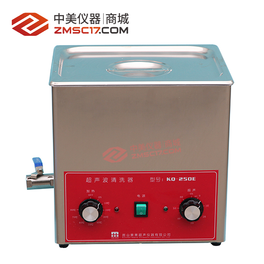 昆山美美 KQ-5200/250/300系列旋钮型台式超声波清洗器 10L